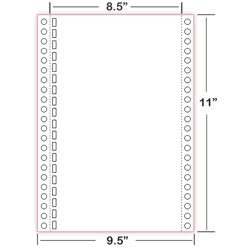 Braille Paper- Cut Sheet- 8.5 x 11in- Plain- 1000ct